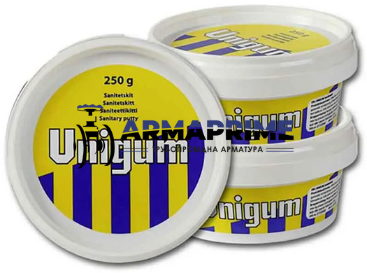 Замазка водонепроницаемая синтетическая Unipak Unigum (250г)